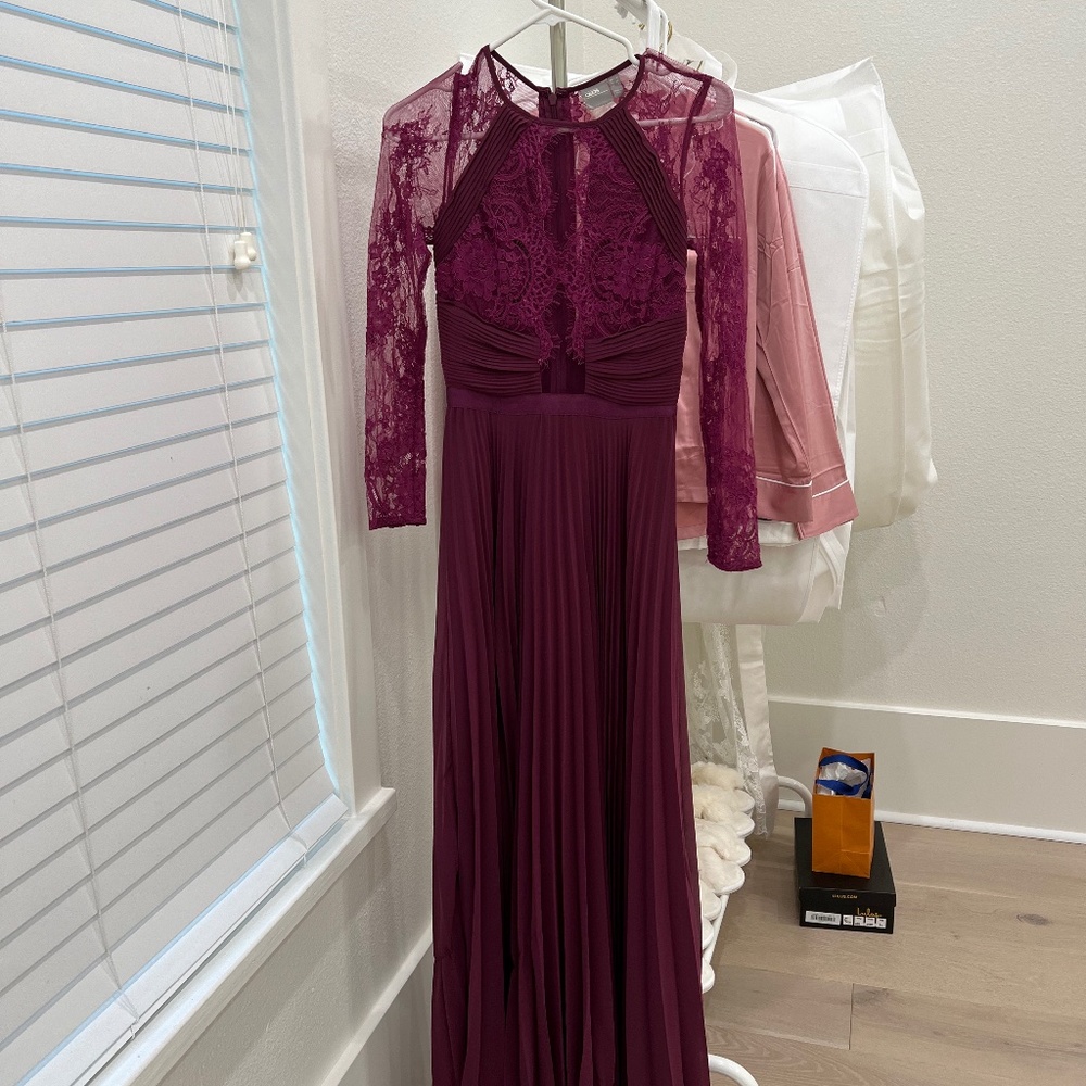 Maroon dress